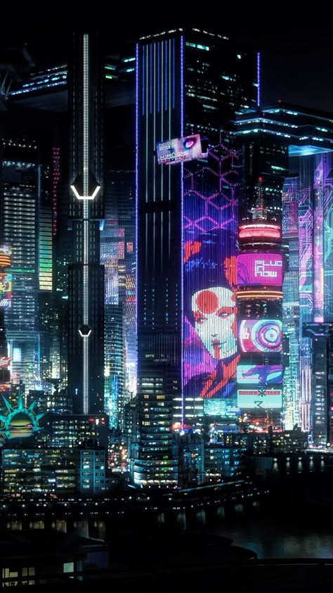 Ville cyberpunk